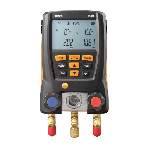 Testo 549 Digitale Manometer - 2-weg HVAC-systeem (Model 0560 0550)