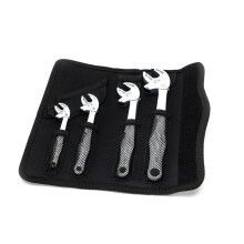 Wera 6004 Joker Verstelbare Moersleutel Set - 4-delige Chrome-Gepoederde Precisie Zelfinstellende Moersleutel Kit