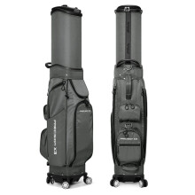 PGM Universal 4-Wheel Telescopic Golf Bag with Brakes - Men & Women Aviation Bag QB062