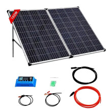 Compact 160W 12V vouwbare zonnepanelenkit voor caravan, camper, boot, trailer en camper
