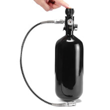Compact 1.6L High-Pressure Carbon Fiber Cylinder: Mini Scuba Diving & Firefighting Air Tank