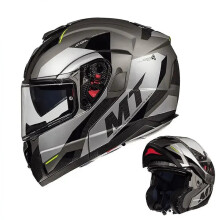 Dubbele lens flip-up motorhelm - ECE/DOT-gecertificeerd off-road racehelm, origineel Casco para Motos