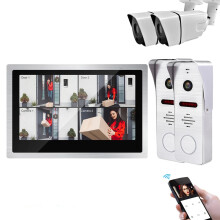10-inch Tuya 1080p video-intercom deurbel - WiFi appartement toegangscontrolesysteem met kwart schermweergave