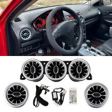 Mazda 6 M6 2006-2015 LED Dashboard Air Vent Trim Set - 5-delige interieur turbo stijl accessoires