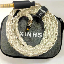 Premium XINHS S06 8-draads hoogzuiver zilvergeplateerde palladium oordopje upgrade kabel