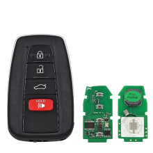 Bijgewerkte Smart Key Shell voor Toyota RAV4/Avalon - 312/314MHz 8A Chip, Lonsdor Compatibel (5-Pack) - Model FT02 PH0440B