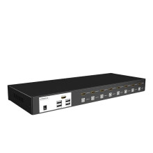 8-poort HDMI KVM-schakelaar 4Kx2K met Auto Hotkey & EDID, inclusief originele kabelset - Model MT 0801HK