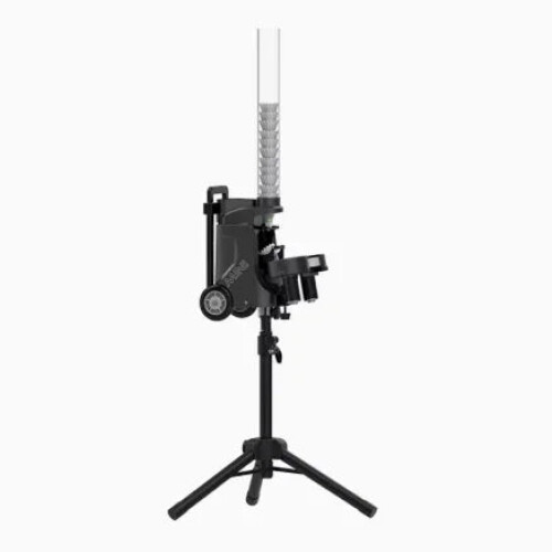 Compact Pusun PB Mini Badminton Serve Machine - Lightweight Portable Self-Training Ball Feeder