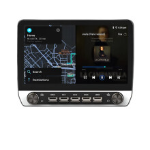Junsun PX9 Draadloze CarPlay & Android Auto Radio voor Mercedes-Benz ML-Klasse W164 - Slim 2-Din Systeem met RDS, BT en WiFi