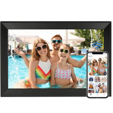 15,6-inch WiFi digitale fotolijst met 32GB opslag en IPS-touchscreen, resolutie 1920x1080