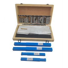 Precisie 18-delige HSS metrische sleufboren set: bevat 4mm, 5mm, 6mm en 8mm borens met 12 en 28 snijopties - gloednieuw