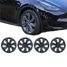 Tesla Model Y 2021-2024 19-inch wieldeksel vervangingsset - Volledige randbedekking stijl accessoires (set van 4)
