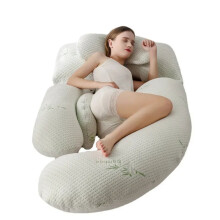U-Shaped Maternity Pillow for Side Sleepers - Belly Support & Leg Cushion for Pregnant Women - Summer Comfort Waist Pillow