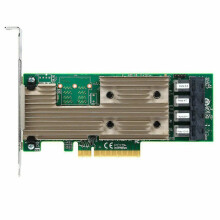 LSI Logic 9305-16i 16-poorts SAS 12 Gb/s PCIe 3.0 Controllerkaart met 4 SFF-8643 naar 8482 SAS-kabels
