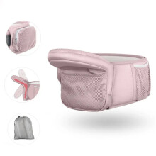 Ergonomische baby-heupzitdrager - Comfortabele taillekruk voor zuigelingen (3-36 maanden) door Happy Flute