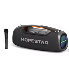 Hopestar A60 100W High-Power Portable Bluetooth Speaker - IPX6 Waterproof with Microphone, Stereo Home Karaoke Wireless Speaker