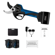 Swansoft 40mm Cordless Electric Pruning Shears - Battery Powered Garden Branch Cutter & Tree Pruner