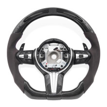 Premium koolstofvezel LED-stuurwiel voor BMW M-serie - Compatibel met M3, M5, M6, F-serie en E-serie modellen
