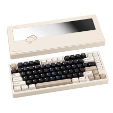 WOB Rainy 75 Aluminum HMX JWK Cocoa Switches Tri-Mode Mechanisch Toetsenbord