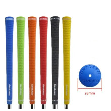 13-Piece Set: Classic Cross Pattern Rubber Golf Grips - I for Iron & Wood Clubs