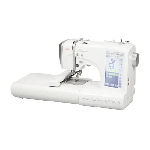 mySew V700 Beginner-Friendly Compact Automatic Computerized Embroidery Machine for Home Use