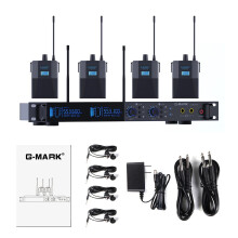g mark G4000 Draadloze In-Ear Monitor - UHF Podiummonitoring met Frequentiekeuze voor Zangers, Gitaristen, Studio Bands en DJ's