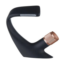 Modern Waterfall Washbasin Faucet - Single Hole, Hot & Cold Mixer for Restroom