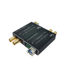 Compact 12G SDI naar LC glasvezelomzetter met RS485 Tally en lusuitgang - Enkelvoudige modus, enkelvoudige glasvezel extender tot 20 km