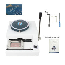 Manual PVC Card Embossing Machine - VIP & Membership Card Printer