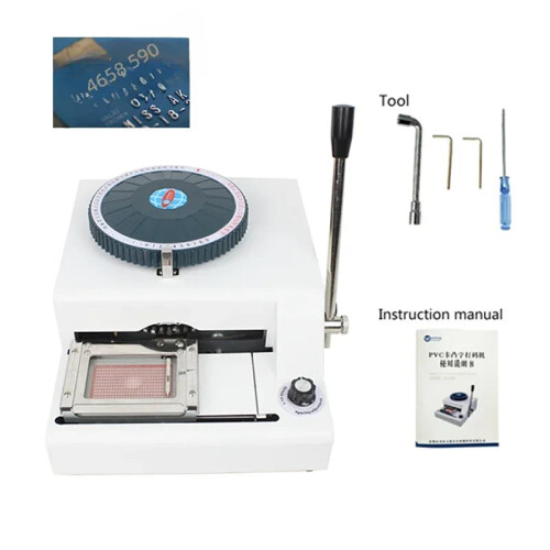 Handmatige PVC-kaartembossingmachine - VIP- en lidmaatschapskaartenprinter