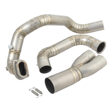 Premium Titanium Alloy Exhaust System for Indian FTR1200/S (2018-2024) - Enhanced Performance Muffler with Front Link Pipe
