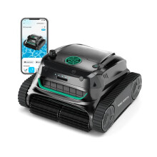 Premium Cordless S2 Pool Cleaning Robot with Wall Climbing & App Control for Large Swimming Pools