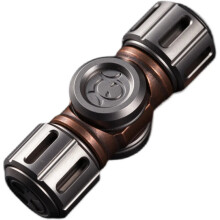 Premium EDC titaniumlegering en koperen zirconium fidget gyroscoop - Ultiem stressverlichtingsspeeltje