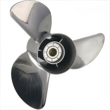 Premium mariene roestvrijstalen propeller voor Yamaha 50-130PK, diverse maten beschikbaar