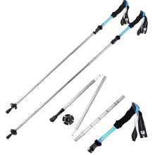 Ultralichte telescopische wandelstok - Vijfdelige trekkingstok voor outdooravonturen