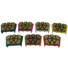 12-delige EZ33 HTC Diamond Resin Bond Polishing Pads voor betonnen vloeren - Schuurgereedschap met EZ Change gesegmenteerd ontwerp