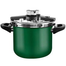 6,5L RVS Drukpan & Stoomkoker - 100 kPa, Anti-aanbaklaag, Compatibel met gas- en inductiekookplaten