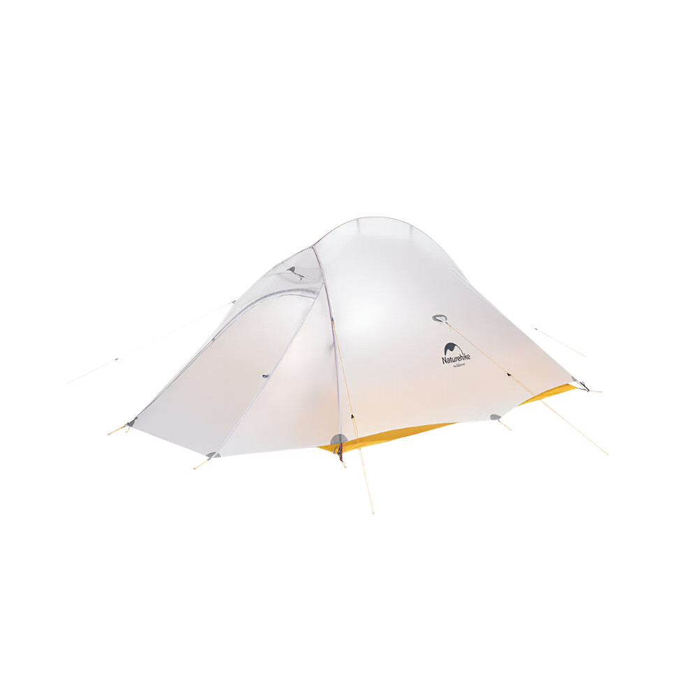Ultralight 2-Person Naturehike Cloud Up Tent - 10D Silicone, 3-Season, Portable Camping Shelter with Free Mat