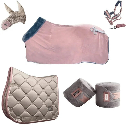 Premium High Mesh Saddle Pad Set - Ultimate Equestrian Equipment for Racing Enthusiasts