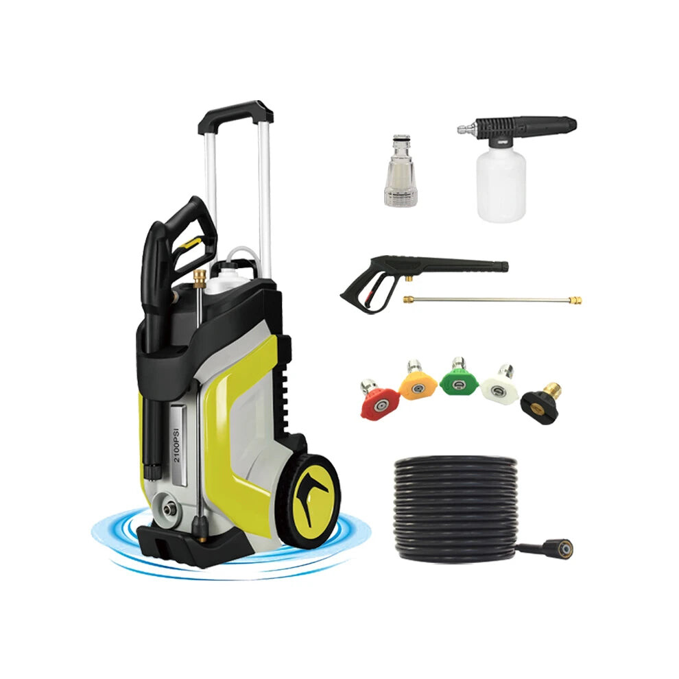Portable 2200W High-Pressure Washer - 2400 PSI Surface Cleaner & Car Washer