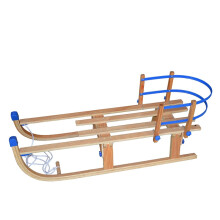 Kinderen's opvouwbare houten slee - duurzame en leuke winteravontuur