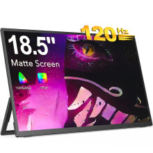 UPERFECT 18.5 Portable Monitor - Full HD 120Hz Display with Type-C & Mini HDMI, VESA Mount, Swivel & Lift Bracket for Laptop & PC