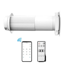 Energy-Efficient WiFi-Controlled HRV Heat Recovery Ventilation System & Air Purifier for Homes