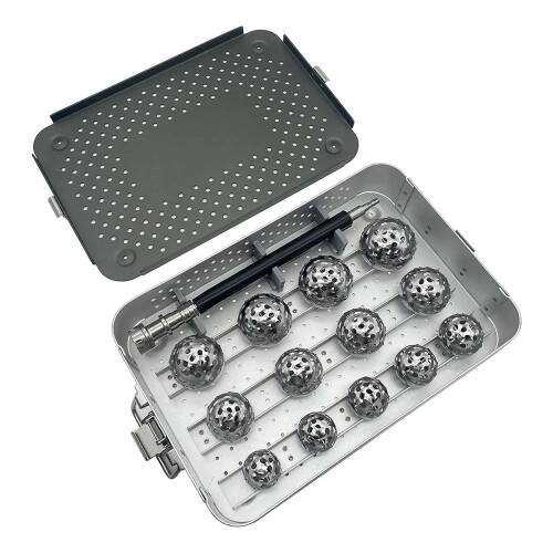 Precision Acetabular Reamer & Burnishing Drill Set for Orthopedic Surgery