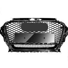 RS3 Style Honeycomb Grill Mesh for Audi A3/S3 8V (2014-2016) - Hex Mesh Front Bumper Hood Grille