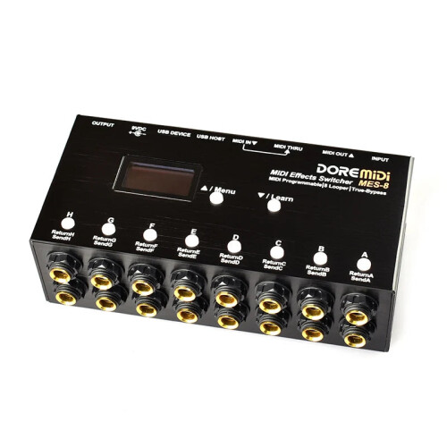 MES 8 MIDI Effects Switcher: Seamless Control for Audio Effects