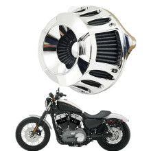 Chrome luchtfilteraccessoires voor Harley XL Sportster 883/1200, Softail, Dyna, Touring, Big Twin Cam, FLT, FLST, FXDLS, M8-modellen