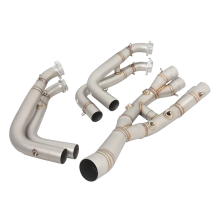 Premium slip-on uitlaatdemper met 60 mm voorste koppelpijp voor BMW S1000R/S1000RR (2019-2024)