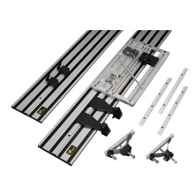 Universal 4m Guide Rails & Tracks Set for Circular, Track, and Plunge Saws - I for Precision Woodworking