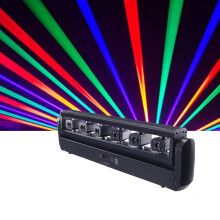 6-Head RGB Laser Moving Head Light - DMX512 Stage Effect Projector voor DJ, Disco, Club, Feest en Dans evenementen